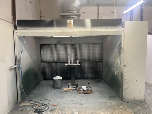 Spray booth x - x, 2.1m