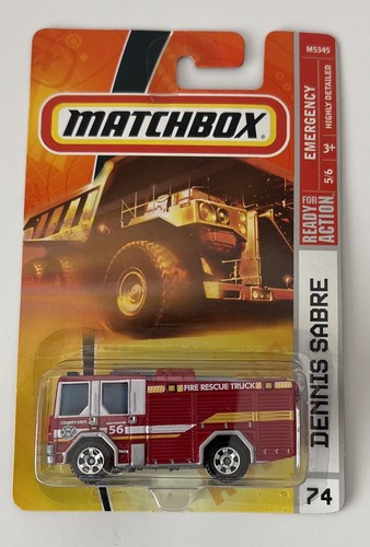 2007 matchbox emergency red - 2007,