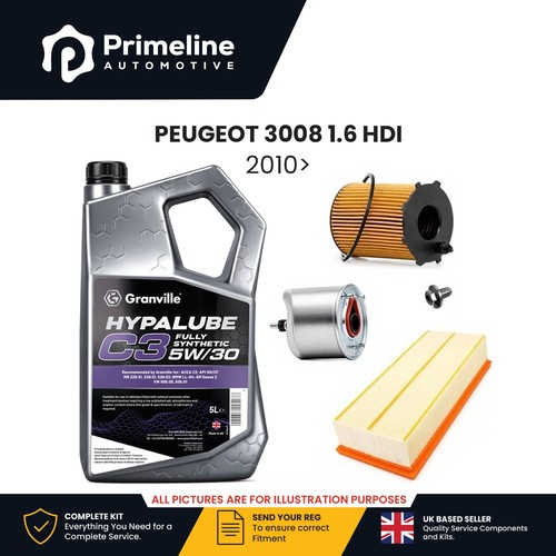 Fits peugeot 3008 hdi - fits, 2010