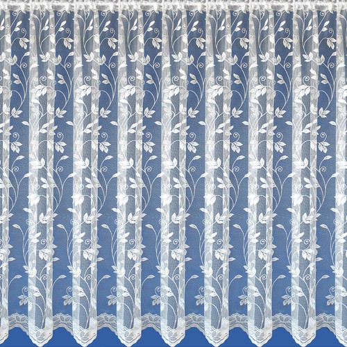Corsica floral white net - corsica,