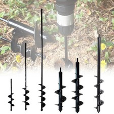 Auger Drill Bit Garden Bulbs Planting Post Hole Digger Spiral Rapid Planter Tool