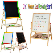2 in 1 KIDS WOODEN EASEL