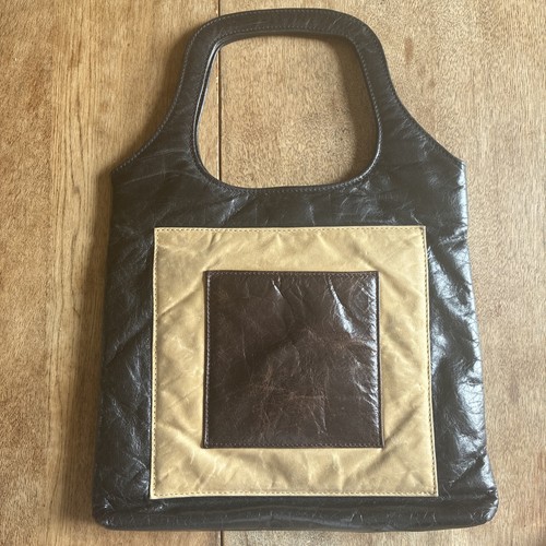 Vintage 60s leather handbag - vintage,