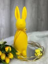 Flocked Rabbit Easter Bunny