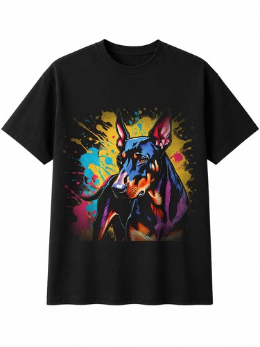 Doberman tattoo dog - doberman, mens