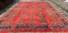 A GORGEOUS ANTIQUEHANDMADE TRADITIONAL OUSHAK TURKISH EXTRA L CARPET(535x363cm)*
