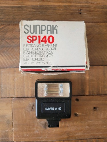 Sunpak sp140 camera flash - sunpak,
