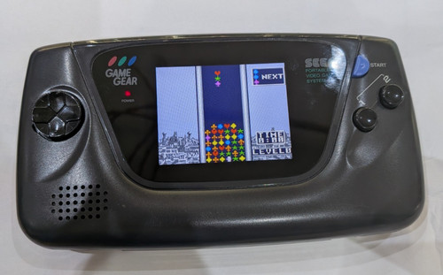 Sega game gear console - game,