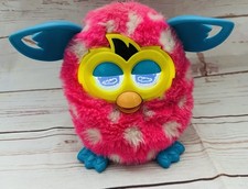 Hasbro Furby Boom Pink White Polka Dot 2012 Interactive Toy Pet Faulty B8