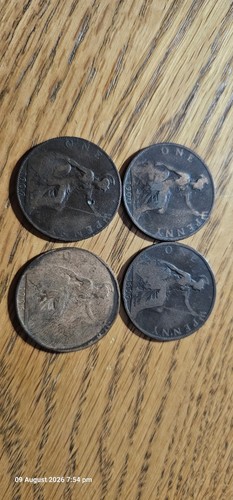 4xbritish pre decimal bronze - pre-decimal,