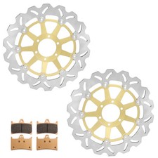 Front Brake Discs Rotors Pads