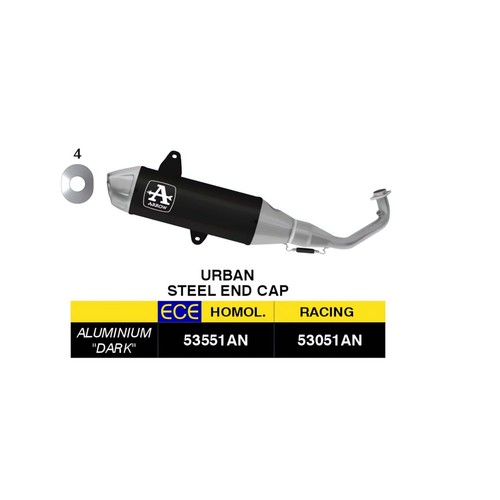 Complete arrow racing black - complete,