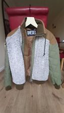 Mens Diesel Jacket W-POW Teddy