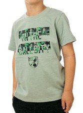 Norwich City T Shirt Boys 4 5 Years Kids Official Football Top NCT1