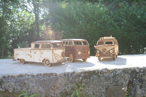 Laser cut bus campervan - vw,