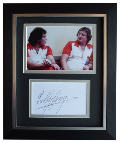Bobby george signed 10x8 - bobby,