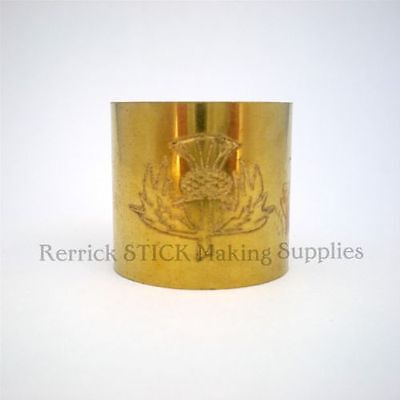 Plain brass collar - brass, walking