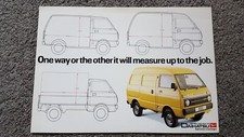 DAIHATSU 850 VAN PICKUP SALES LEAFLET BROCHURE 1980