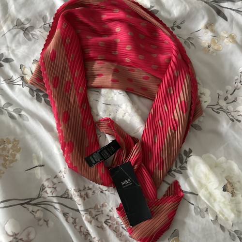 Pink mix scarf - m&s, shawl