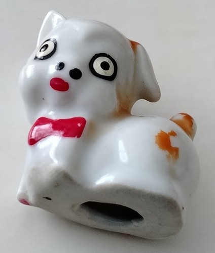 Vintage ceramic pig ornament - vintage,