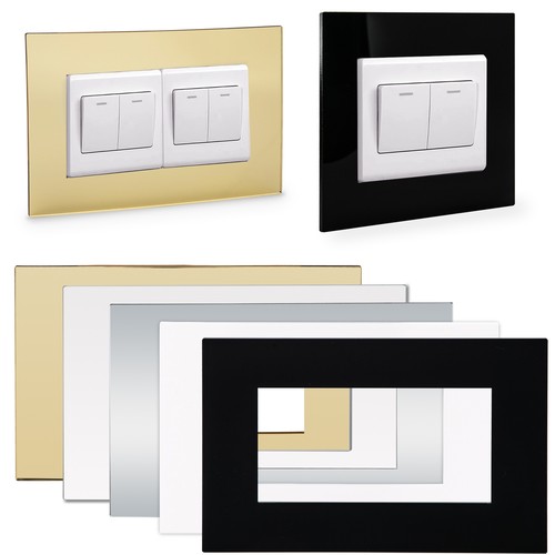 Socket finger plate - plate, light