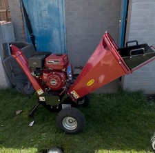 Titan Pro Petrol Wood Chipper 100mm Capacity 9HP 270cc Electric Start