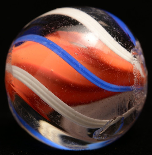 Red orange striped solid - orange,