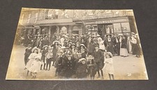 CHIPPING NORTON REAL PHOTOGRAPHIC POSTCARD SHOWING ROWELL & SONS & BOLWELL SHOPS
