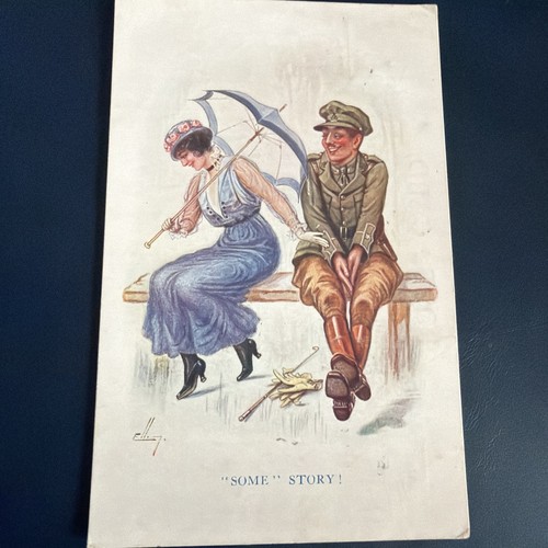 Ww1 comic postcard 1918 - ww1,