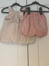 Baby Girls Dress & Bloomers