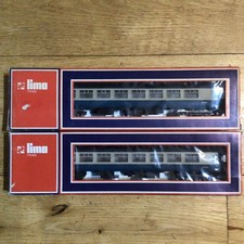 2 Boxed Lima W5449 BR Inter-City Coaches Blue & Grey 00 Gauge Model Railway.