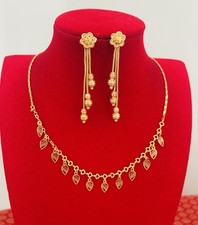 22 ct indian gold plated Necklace set