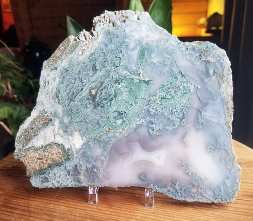 Incredible polished green moss - incredible,