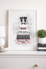 Fashion Designer Books Wall