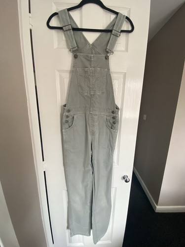 Fatface green denim dungarees - fatface,