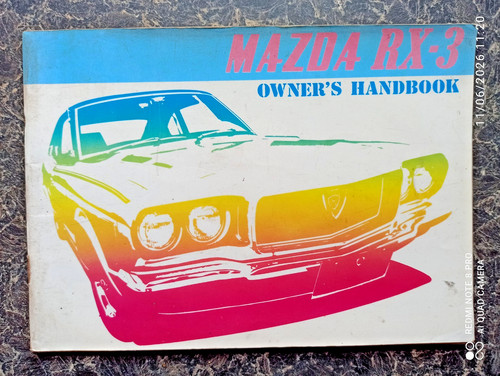 Car handbooks mazda - handbooks., rx-7