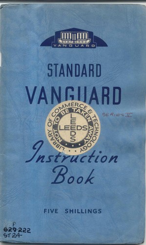 Standard vanguard series car - series, 2