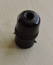 Vintage Bakelite Adaptor B22 BC Bayonet Lamp Holder to Flex Cable Xmas Lights UK