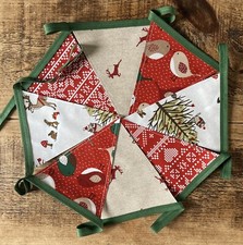 Handmade Oilcloth Bunting