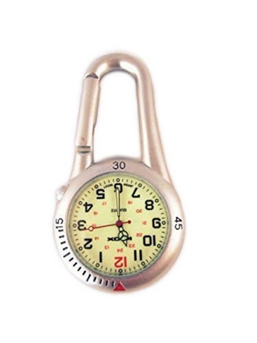 Silver clip carabiner fob - clip,