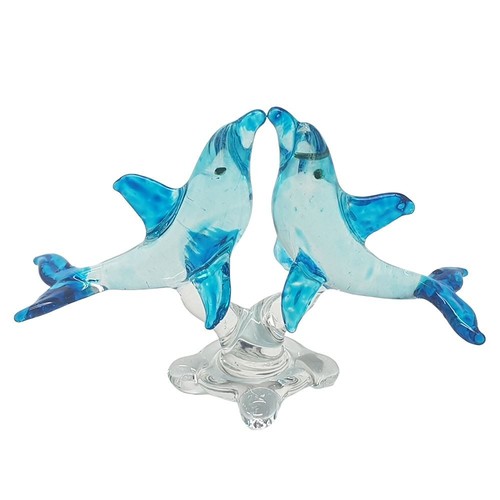 Hand blown glass sculpture - glass,