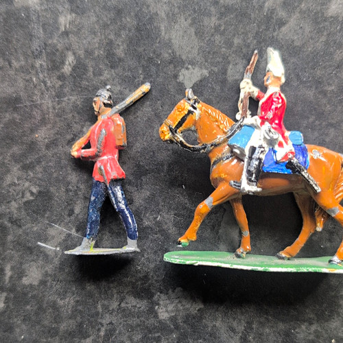 Painted lead metal toy - painted,