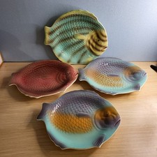 Vintage ceramic fish shaped - vintage,