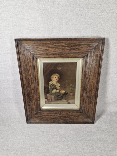 Vintage oak framed print - framed,