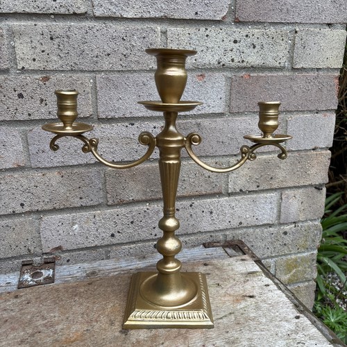 Vintage metal candle stick - vintage,