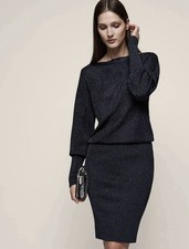 Reiss Rosalind Metallic Dress