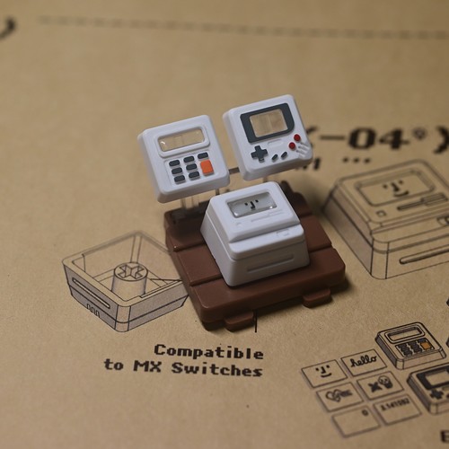 Retro mechanical keyboard - retro,