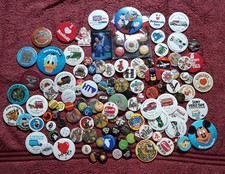 Lot Of Over 120 Pin Badges-Various Subjects-Collectable
