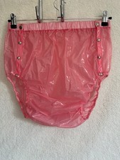 Transparent Pink PVC Snap On