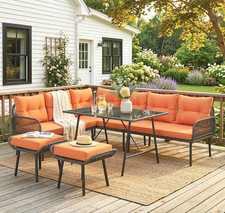 Rattan Garden Dining Set